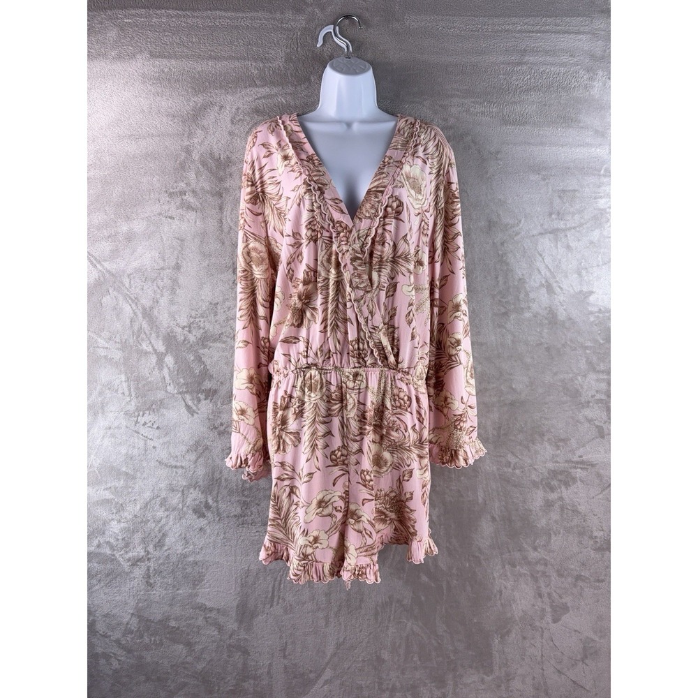 Agua Bendita X Target Collection Romper Womens Size XXL Pink Floral‎ Boho